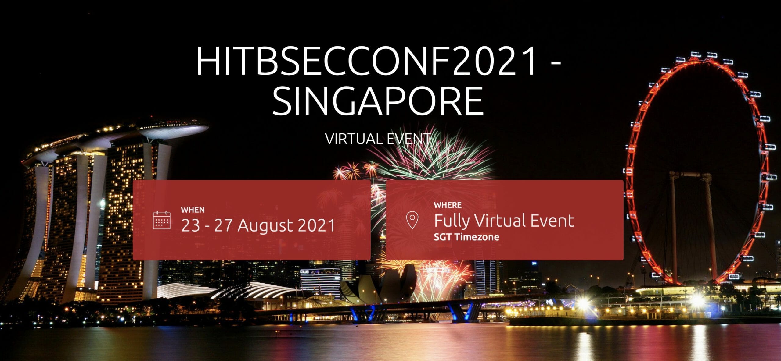 HITBSECCONF2021 – SINGAPORE